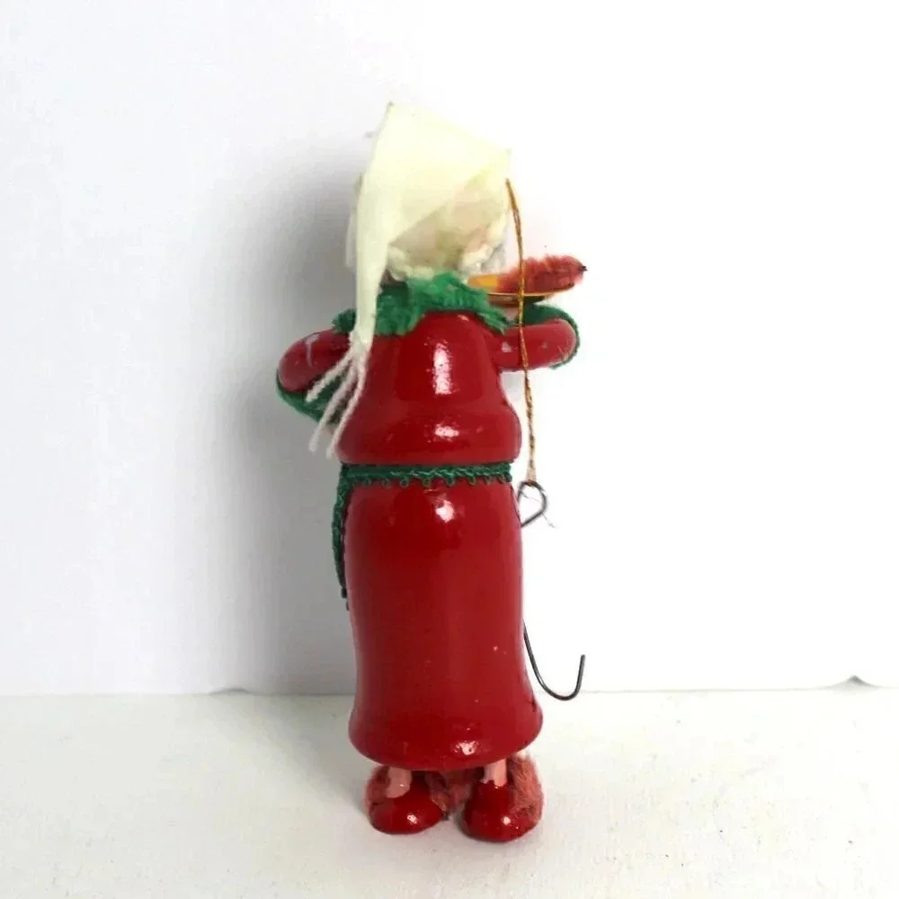 Vtg 1960s Story Time Nursery Rhymes Christmas Tree Ornament Holiday Scrooge